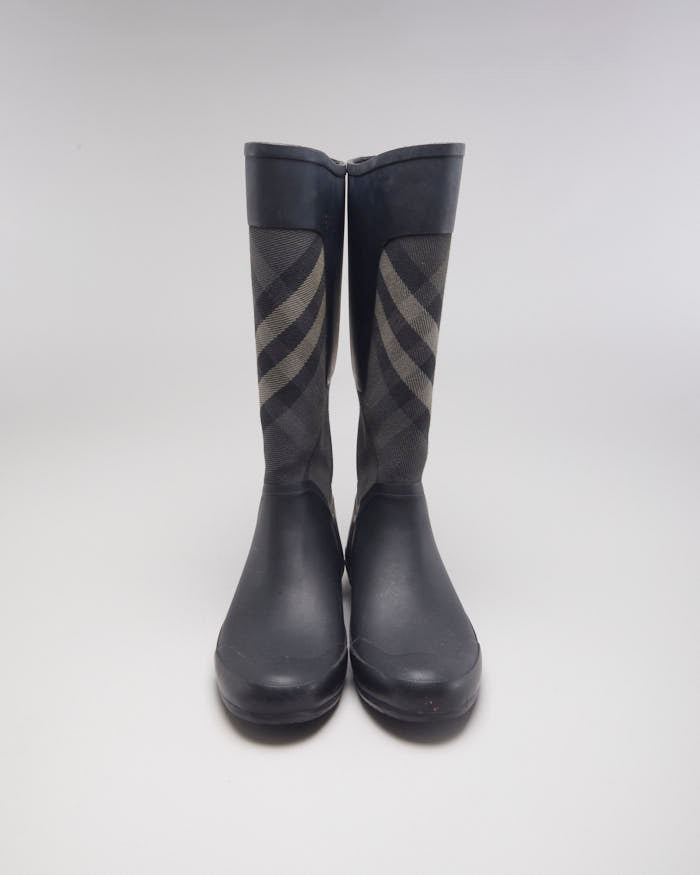 Burberry Grey Rain Boots - UK9