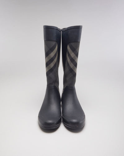 Burberry Grey Rain Boots - UK9