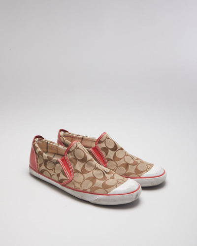 Coach Monogram Beale Slip-On Trainers - UK8