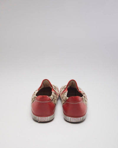 Coach Monogram Beale Slip-On Trainers - UK8
