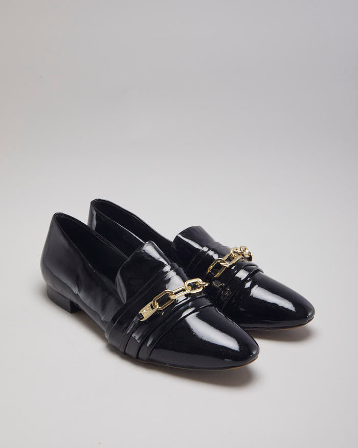 Karl Lagerfeld Black Nikki Loafers - UK5