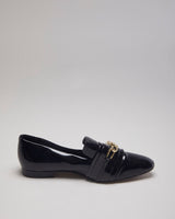 Karl Lagerfeld Black Nikki Loafers - UK5