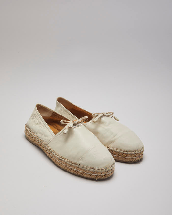 Prada Leather Espadrilles - UK2