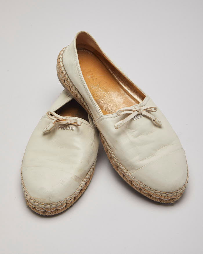 Prada Leather Espadrilles - UK2