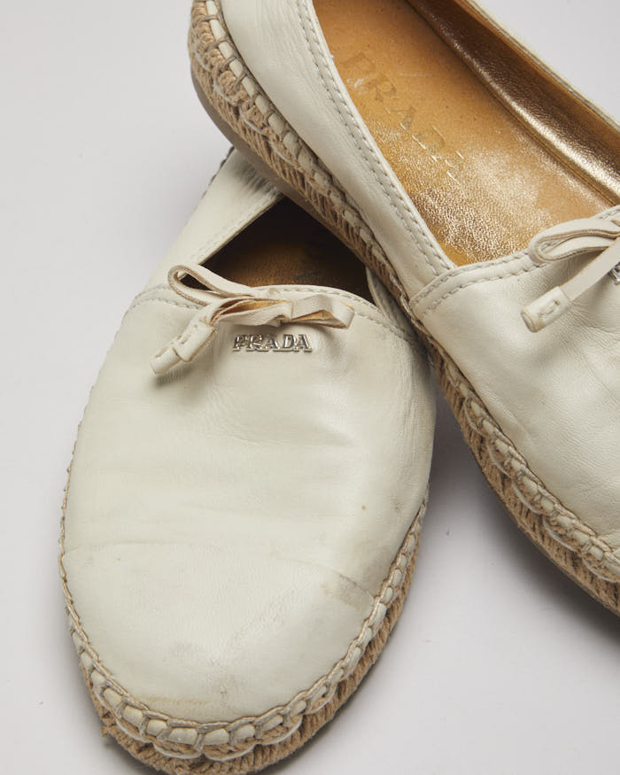 Prada Leather Espadrilles - UK2