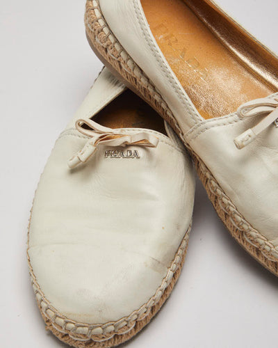 Prada Leather Espadrilles - UK2