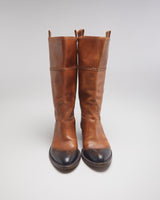 Gucci Leather Cowboy Boots - UK5