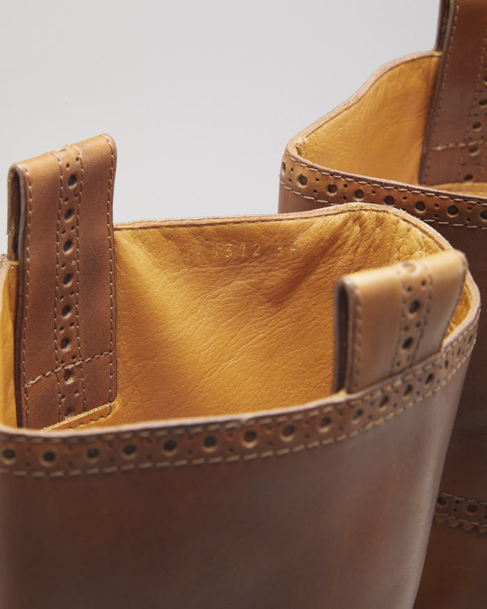Gucci Leather Cowboy Boots - UK5