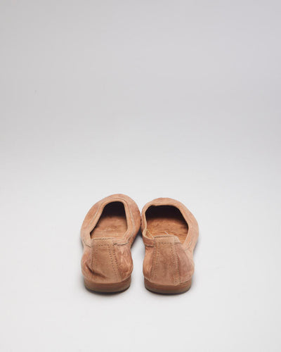 Frye Brown Leather Ballet Flats - UK6
