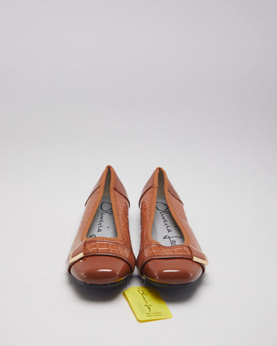 Deadstock Oliveria Lan Brown Ballet Pumps - UK6