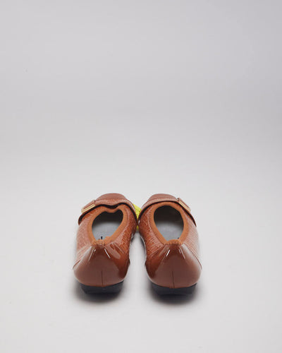 Deadstock Oliveria Lan Brown Ballet Pumps - UK6