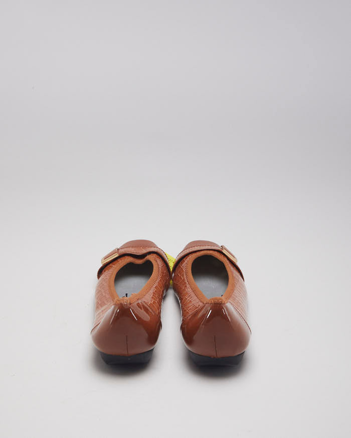Deadstock Oliveria Lan Brown Ballet Pumps - UK6