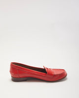 Tory Burch Red Loafers - UK5