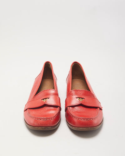 Tory Burch Red Loafers - UK5