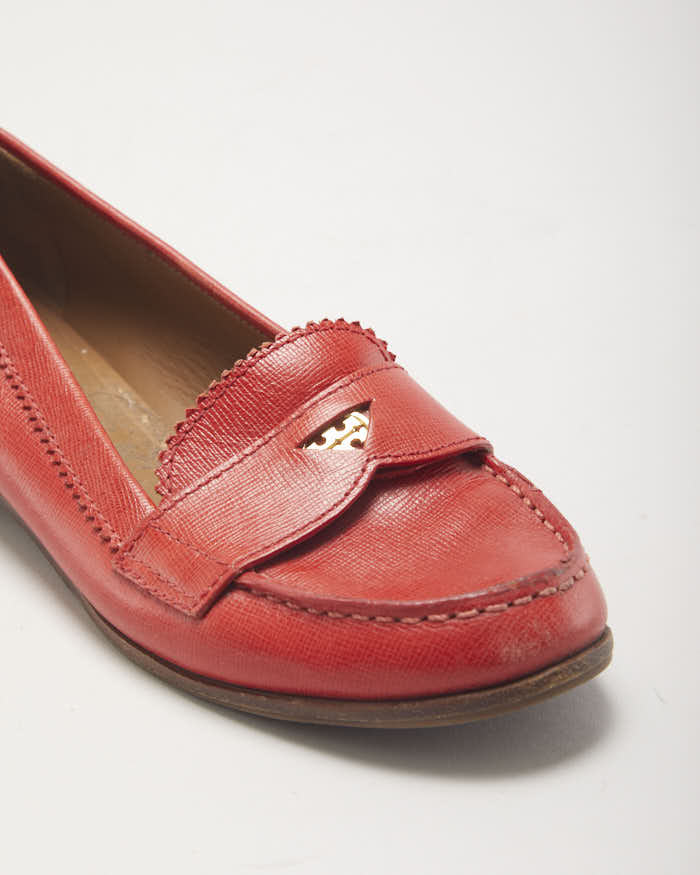Tory Burch Red Loafers - UK5