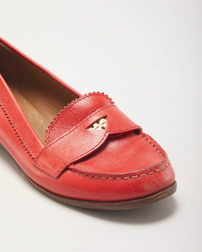 Tory Burch Red Loafers - UK5
