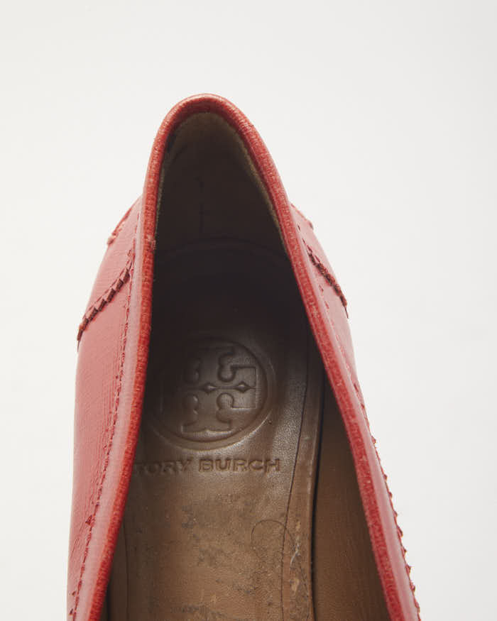 Tory Burch Red Loafers - UK5
