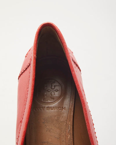Tory Burch Red Loafers - UK5