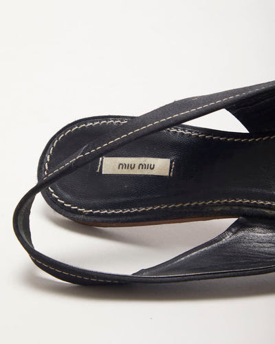 Miu Miu Slingback Flats - UK6