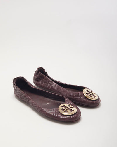 Tory Burch Quilted Ballet Flats - UK5.5