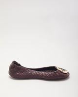 Tory Burch Quilted Ballet Flats - UK5.5