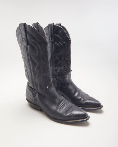 Vintage Capezio Black Cowboy Boots - UK4