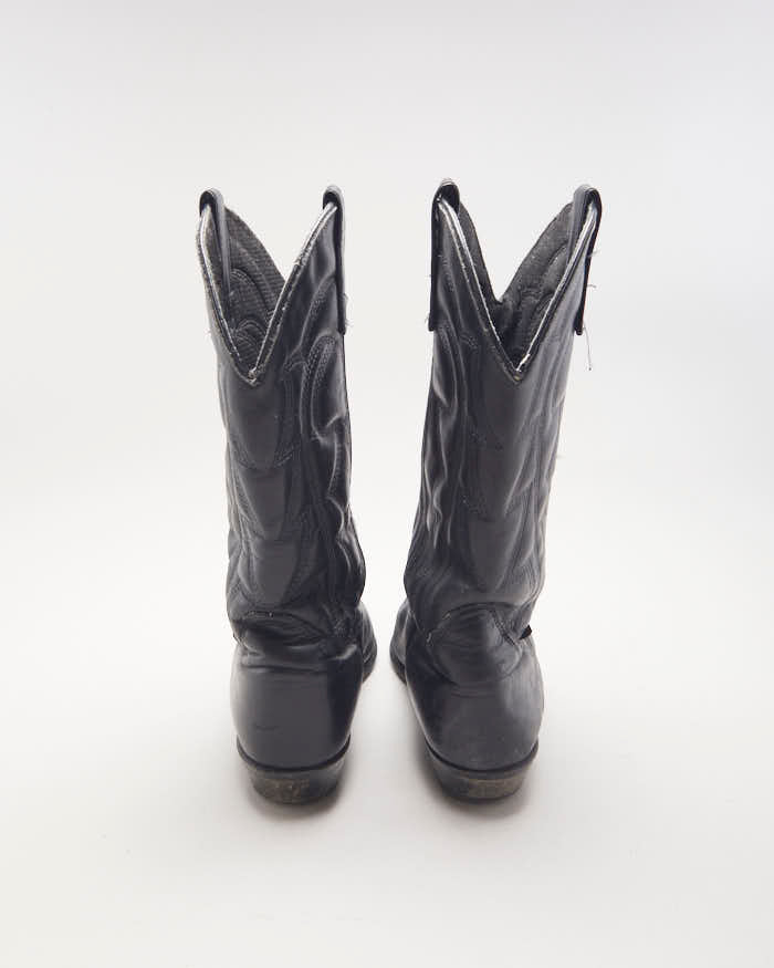 Vintage Capezio Black Cowboy Boots - UK4