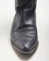 Vintage Capezio Black Cowboy Boots - UK4