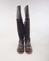 Vintage Freebird Pony Hair Leather Boots - UK4