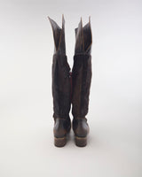 Vintage Freebird Pony Hair Leather Boots - UK4