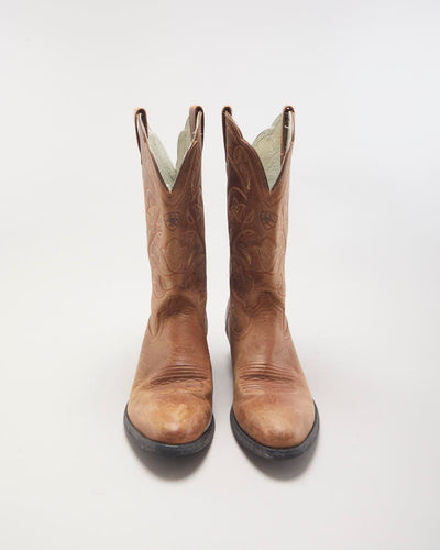Ariat Brown Cowboy Boots - UK4