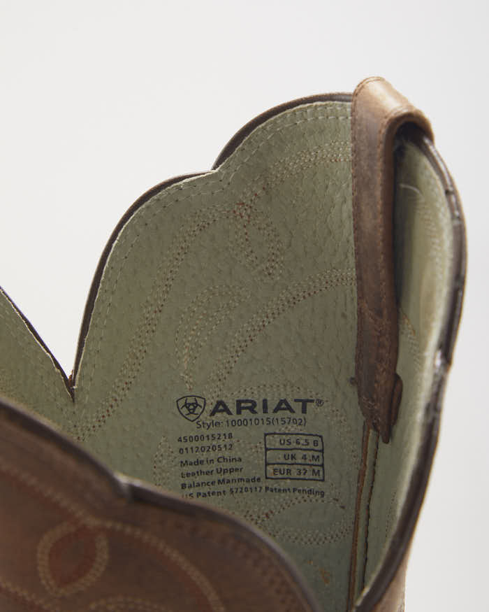 Ariat Brown Cowboy Boots - UK4