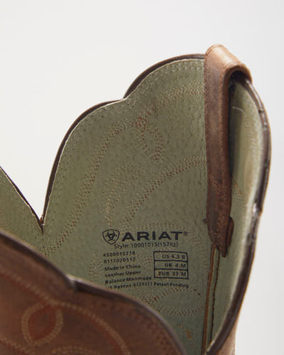 Ariat Brown Cowboy Boots - UK4