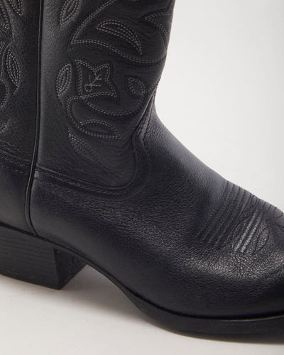 Ariat Black Cowboy Boots - UK7