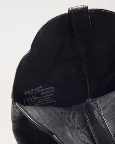 Ariat Black Cowboy Boots - UK7