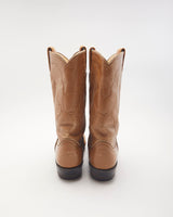Vintage Tony Lama Brown Cowboy Boots - UK4