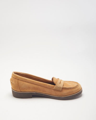 Ralph Lauren Brown Suede Loafers - UK4