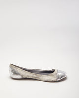 Coach Sequin Monogram Ballet Flats - UK6.5