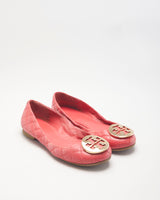 Tory Burch Quilted Ballet Pumps - UK3