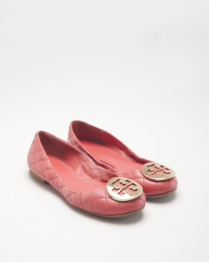 Tory Burch Quilted Ballet Pumps - UK3