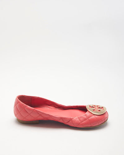 Tory Burch Quilted Ballet Pumps - UK3