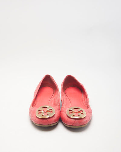 Tory Burch Quilted Ballet Pumps - UK3