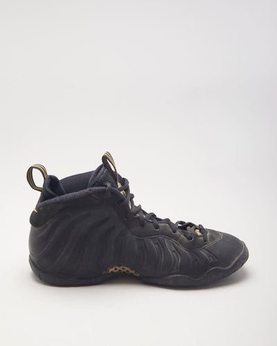 Nike Foamposite Pro Black Metalic Gold Trainers - UK6