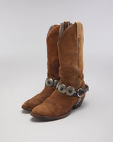Vintage Boulet Cowboy Boots - UK4