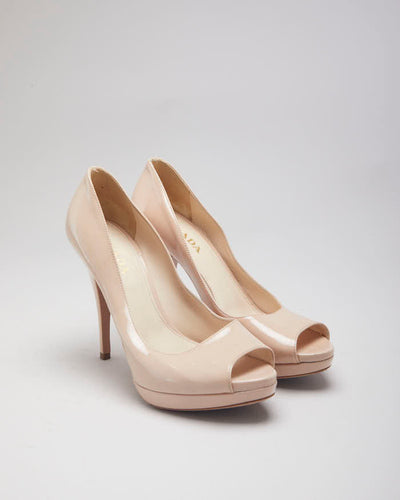Prada Open Toe Heels - UK5.5