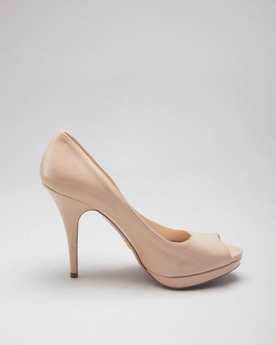 Prada Open Toe Heels - UK5.5