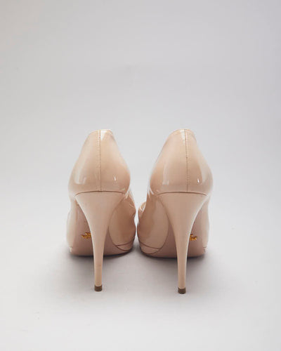 Prada Open Toe Heels - UK5.5