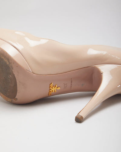 Prada Open Toe Heels - UK5.5