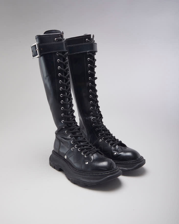 Alexander McQueen Tread Lace-up Boots - UK4