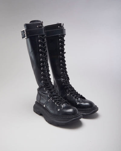 Alexander McQueen Tread Lace-up Boots - UK4
